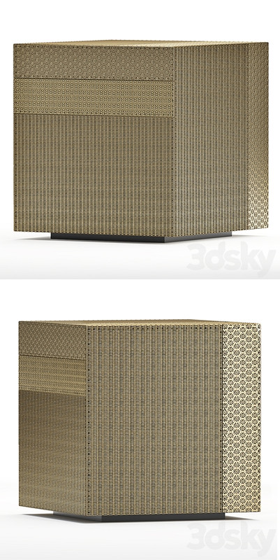 Majorel Side Table Antique Brass